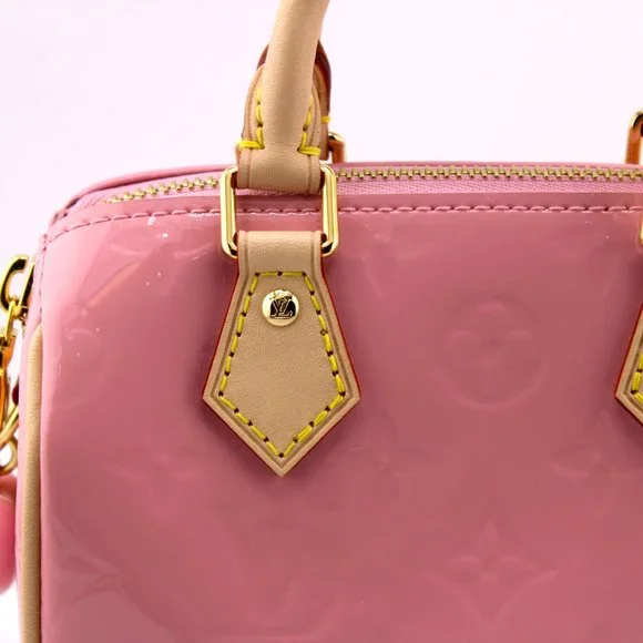 Louis Vuitton Vernis Monogram Nano Speedy Mochi Pink - Picture 4 of 11